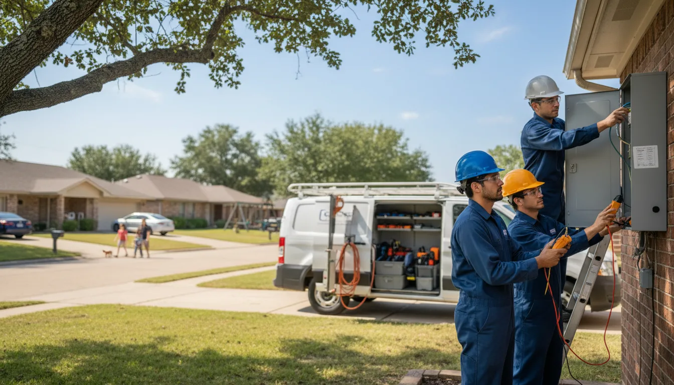Certified electrician providing emergency electrical services in Beggs, OK